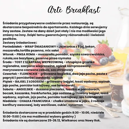 Apartment Arte Reduta 172-1- Faktura Vat Garaz *